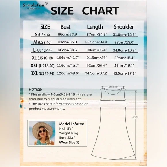 Summer Dress Women 2XL Beach Paisley print
Casual Pockets Boho Dress NWT - Picture 5 of 5